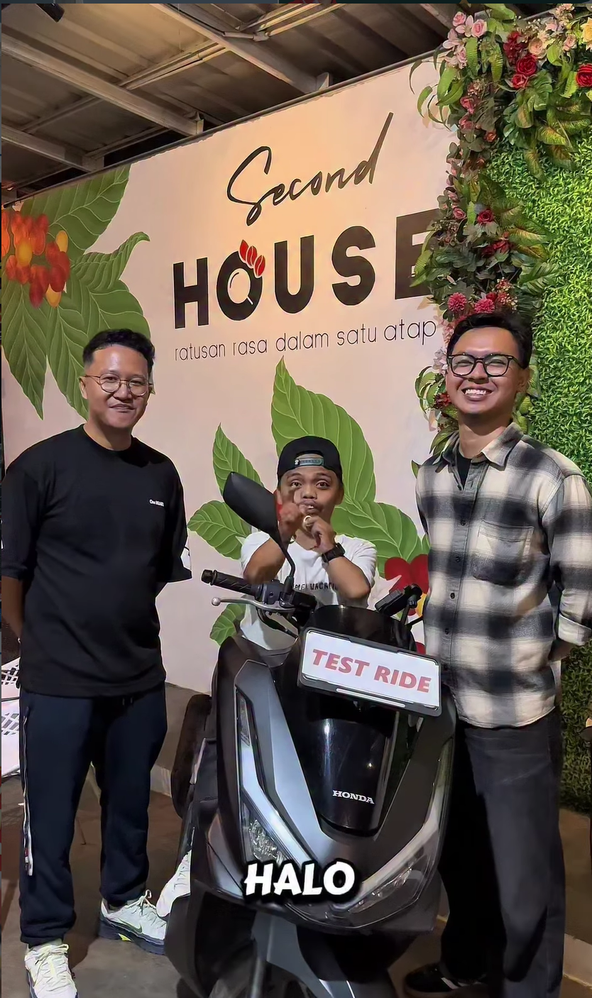Momen keseruan acara mini launching PCX 160