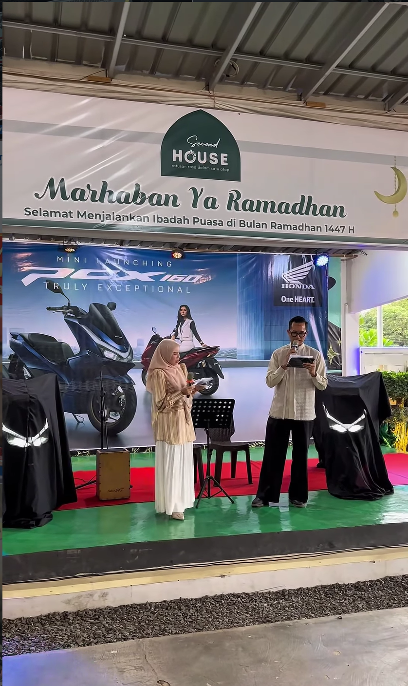 Momen keseruan acara mini launching PCX 160