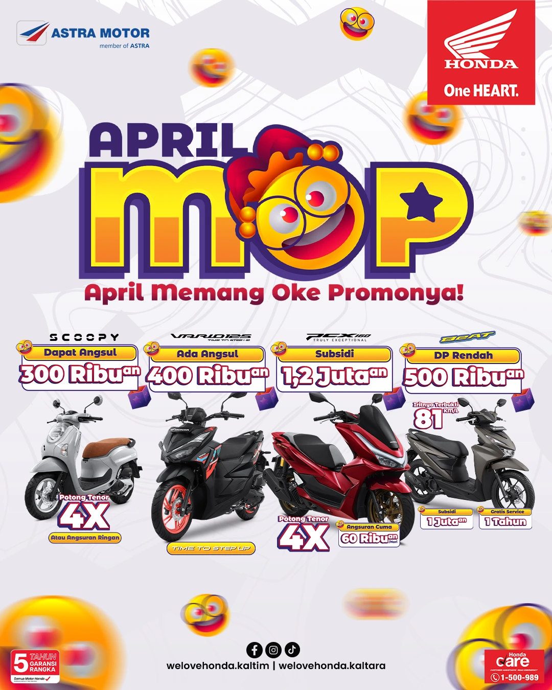 Promo motor Honda bulan ini